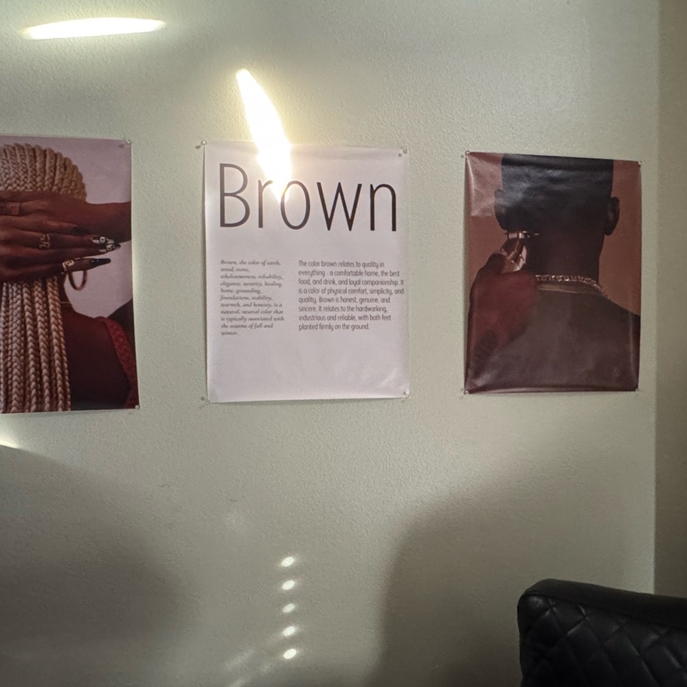 Brown Art Poster Set
